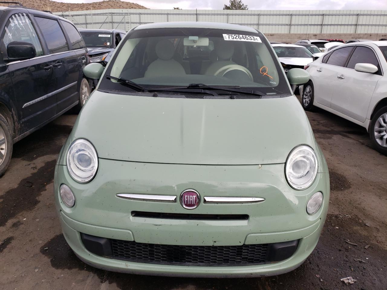 2012 Fiat 500 Pop vin: 3C3CFFAR2CT265140