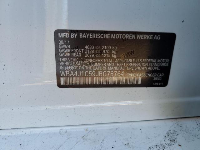 WBA4J1C59JBG78764 BMW 430i Gran Coupe
