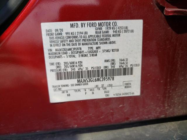 2021 FORD ECOSPORT S - MAJ6S3GL6MC395978