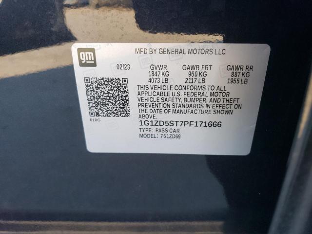 1G1ZD5ST7PF171666 | 2023 CHEVROLET MALIBU LT