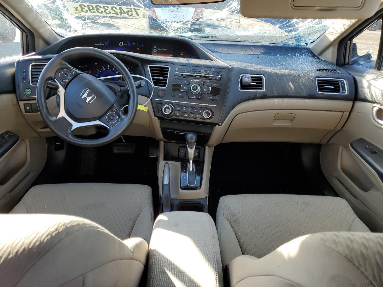 Lot #2206631993 2014 HONDA CIVIC LX