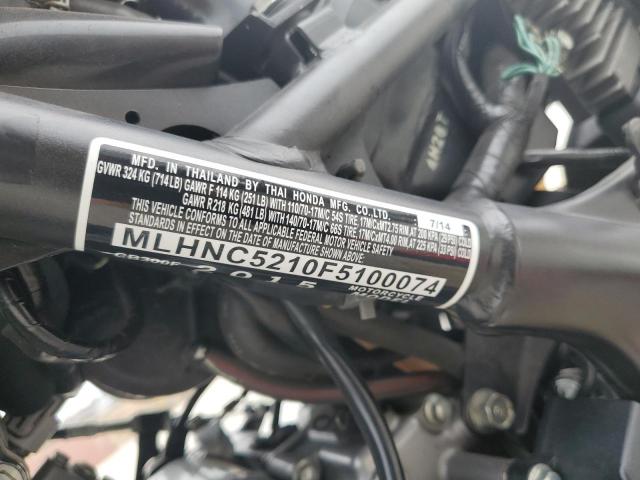 2015 HONDA CB300 F MLHNC5210F5100074
