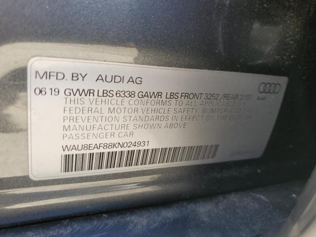 WAU8EAF88KN024931 Audi A8 L 12