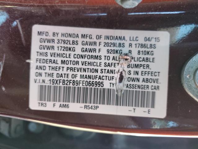 2015 HONDA CIVIC EX - 19XFB2F89FE066995