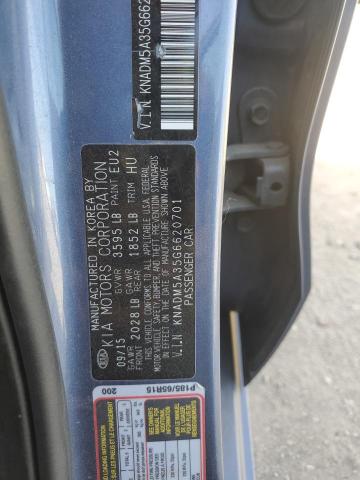 KNADM5A35G6620701 KIA RIO LX