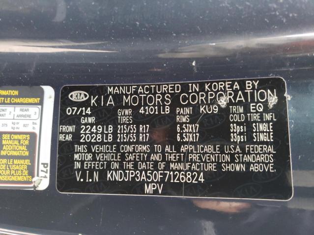 KNDJP3A50F7126824 | 2015 KIA SOUL +