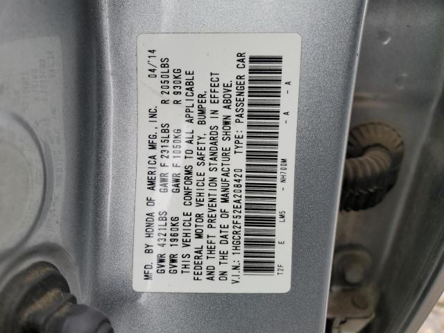 1HGCR2F52EA208420 | 2014 HONDA ACCORD SPO