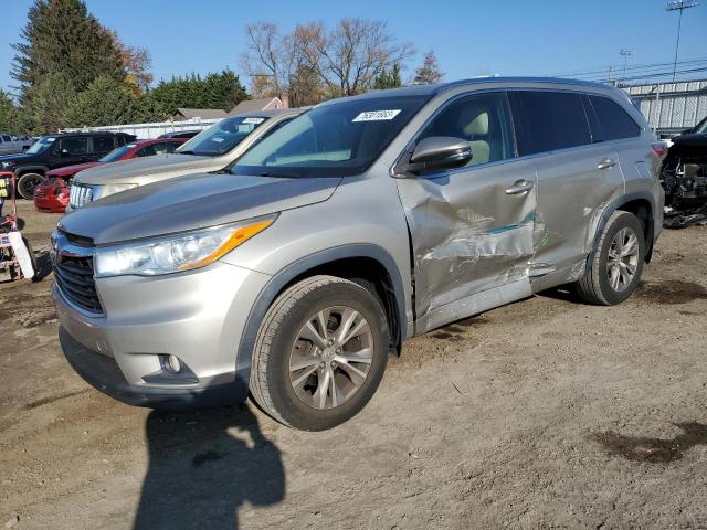 VIN 5TDJKRFH0ES064172 2014 Toyota Highlander, Xle no.1