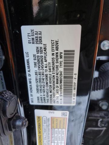 5FNYF8H57MB012847 | 2021 HONDA PASSPORT E