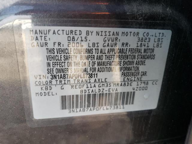 2015 NISSAN SENTRA S - 3N1AB7AP0FL673811