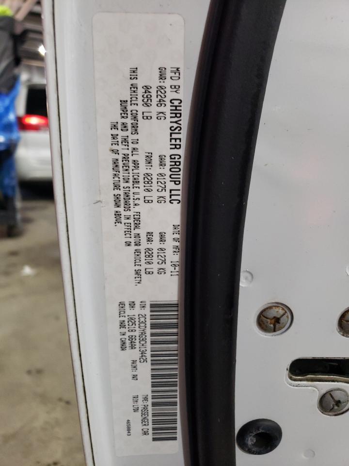 2C3CDYAG9CH134425 2012 Dodge Challenger Sxt