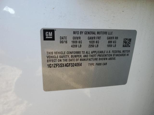 2016 CHEVROLET MALIBU LT - 1G1ZF5SX4GF324064
