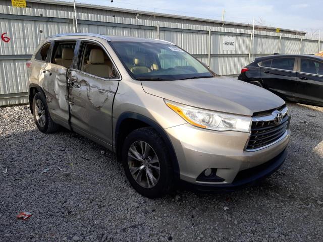 VIN 5TDJKRFH2ES015359 2014 Toyota Highlander, Xle no.4