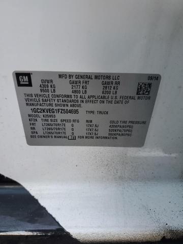 1GC2KVEG1FZ504695 Chevrolet Silverado K2500 Heavy Duty Lt