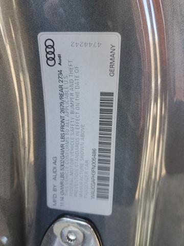 2015 AUDI S5 PREMIUM - WAUCGAFH3FN005486