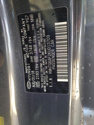 2019 HYUNDAI VELOSTER B - KMHTG6AF2KU013709