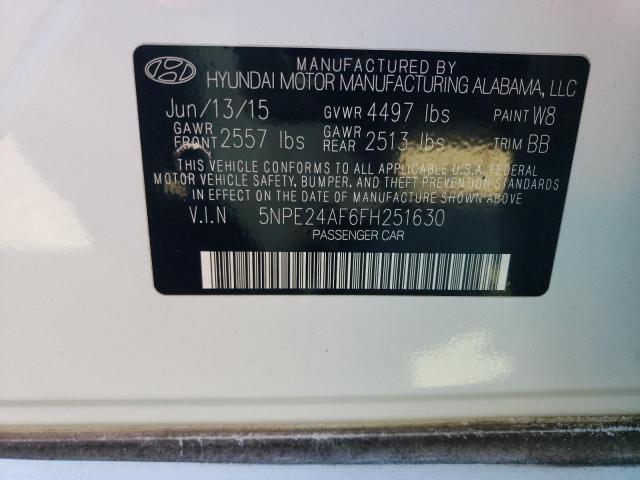2015 HYUNDAI SONATA SE - 5NPE24AF6FH251630