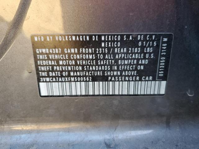 2015 VOLKSWAGEN GOLF SPORT - 3VWCA7AUXFM500562