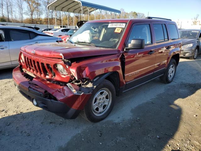 1C4NJRBB9ED825797 | 2014 JEEP PATRIOT SP