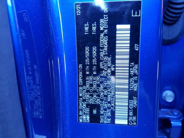 2022 LEXUS NX 350 JTJKGCEZ9N5001202