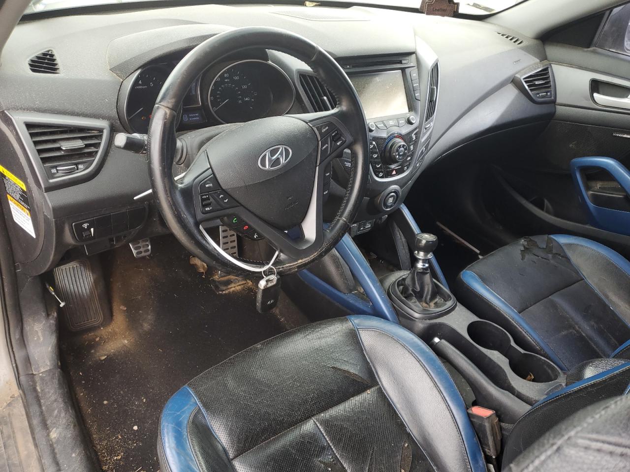 KMHTC6AE0EU197667 2014 Hyundai Veloster Turbo