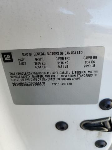 2007 Chevrolet Impala Ls VIN: 2G1WB58K979388605 Lot: 77338173