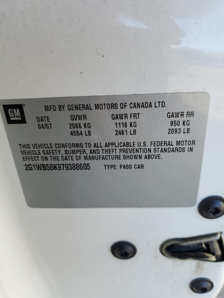 2G1WB58K979388605 2007 Chevrolet Impala Ls