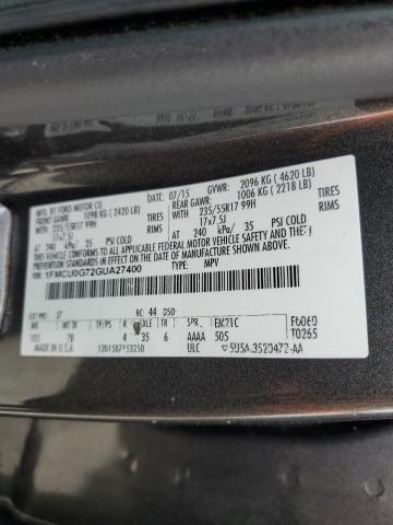 1FMCU0G72GUA27400 Ford ESCAPE SE