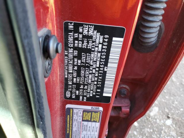 5XYKT3A65EG538649 KIA SORENTO LX