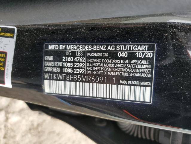 W1KWF8EB5MR609111 | 2021 MERCEDES-BENZ C 300 4MAT