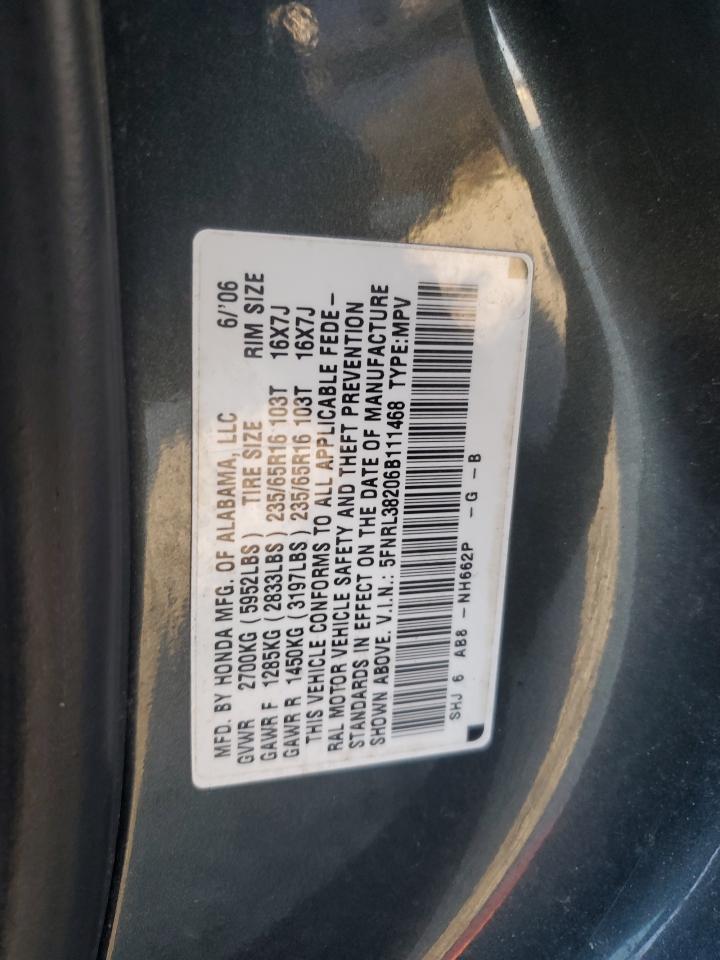 Lot #2986401182 2006 HONDA ODYSSEY LX