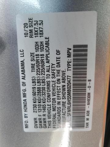 2021 HONDA ODYSSEY EX - 5FNRL6H55MB020477