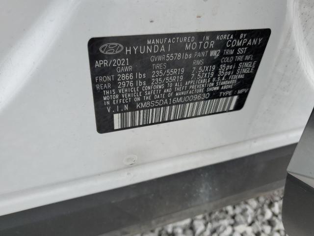 KM8S5DA16MU009630 | 2021 HYUNDAI SANTA FE L