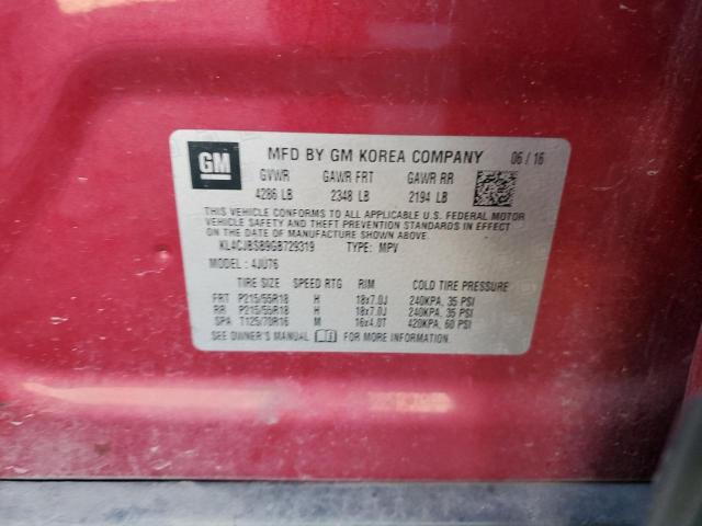 2016 BUICK ENCORE CON - KL4CJBSB9GB729319