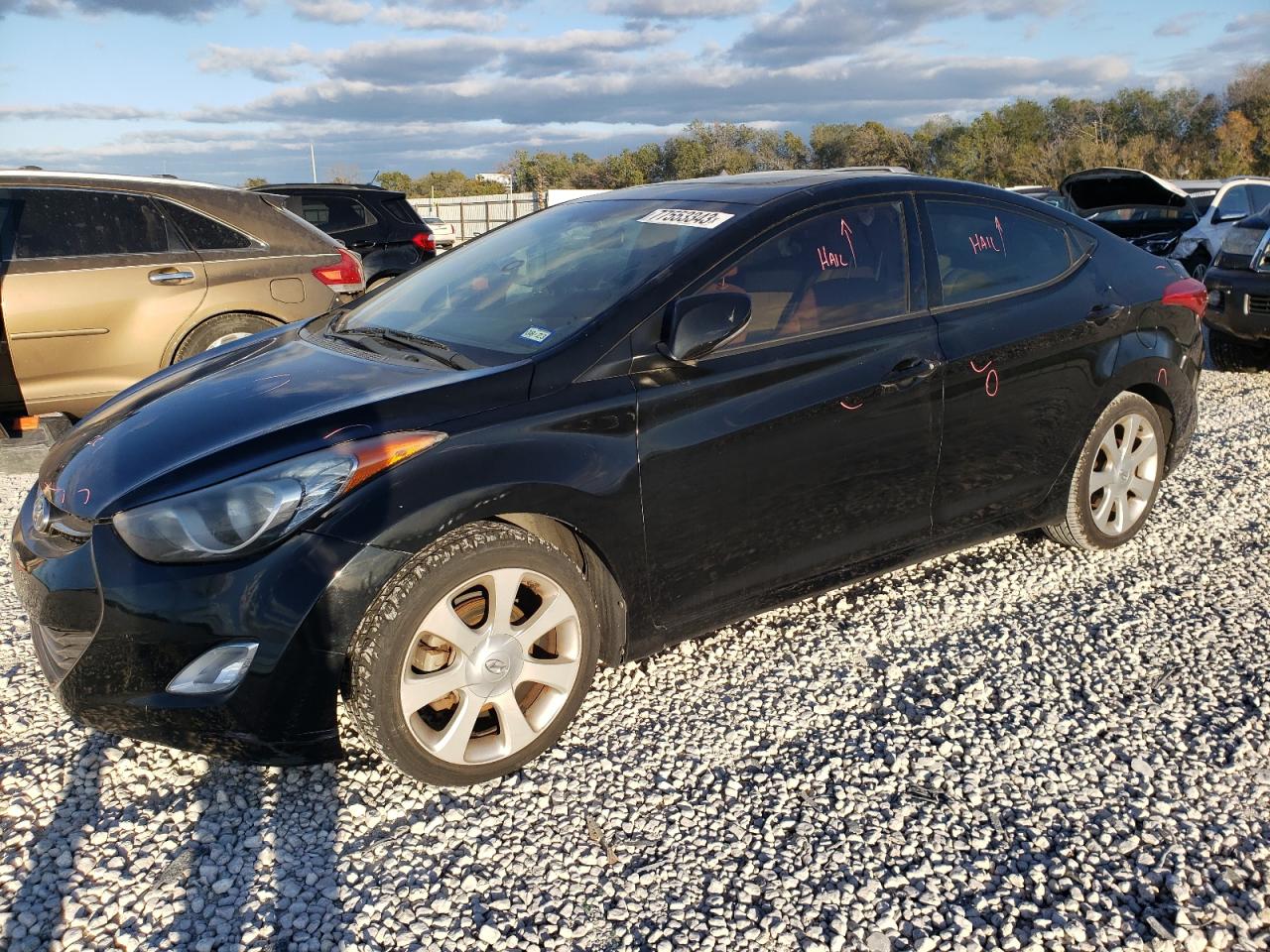 2013 Hyundai Elantra Gls vin: KMHDH4AE1DU767801