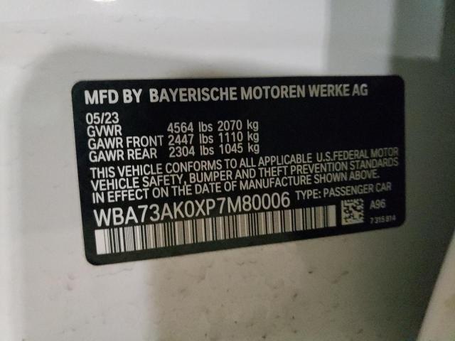 VIN WBA73AK0XP7M80006 2023 BMW 2 Series, 228XI no.13