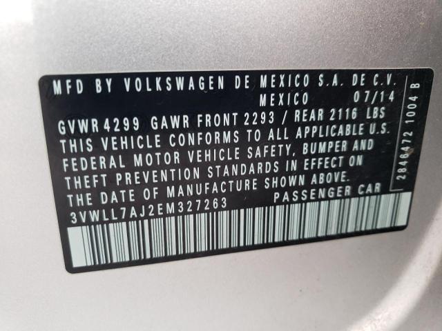 3VWLL7AJ2EM327263 | 2014 VOLKSWAGEN JETTA TDI