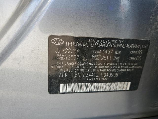 5NPE34AF2FH043936 | 2015 HYUNDAI SONATA SPO