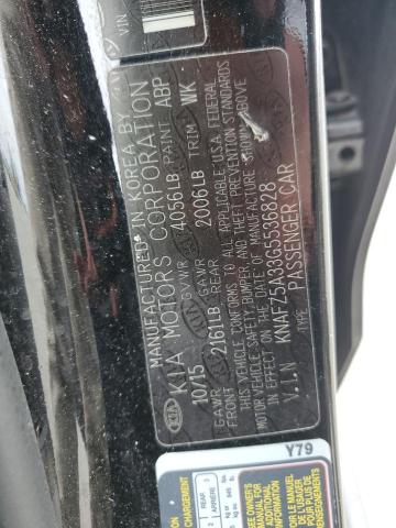 KNAFZ5A33G5536828 KIA FORTE SX