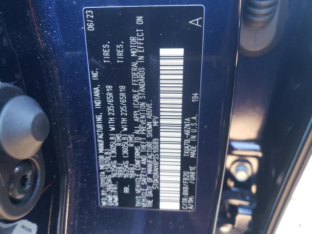 VIN 5TDKDRAHXPS510689 2023 Toyota Highlander, L no.13