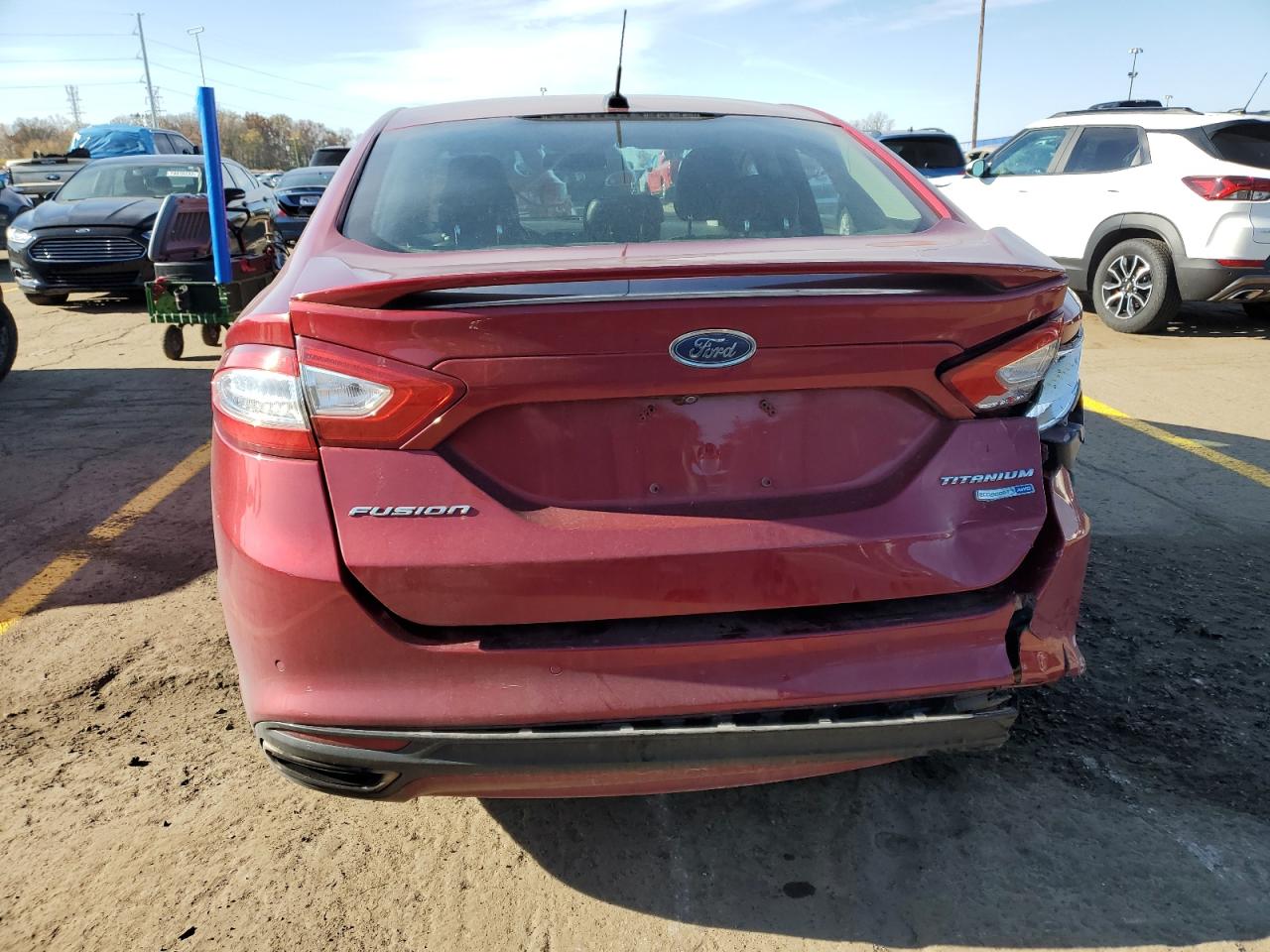 Lot #2195791203 2015 FORD FUSION TIT