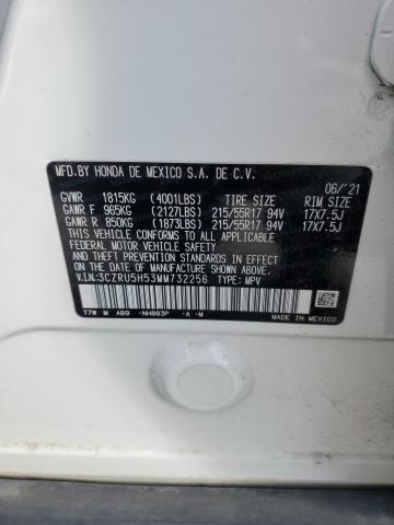 2021 HONDA HR-V 3CZRU5H53MM732256