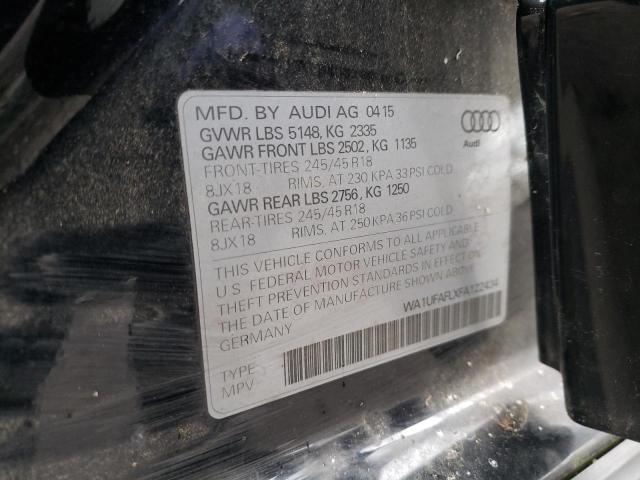 WA1UFAFLXFA122434 2015 AUDI A4, photo no. 12