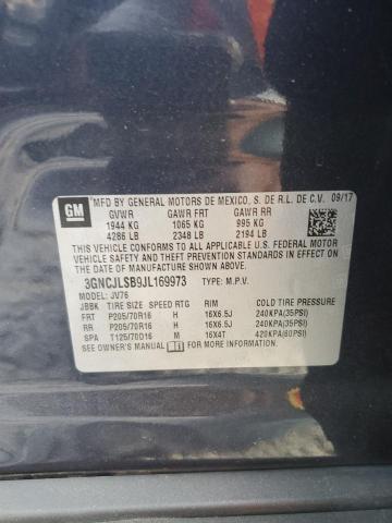 2018 CHEVROLET TRAX 1LT - 3GNCJLSB9JL169973