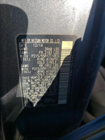 2015 NISSAN JUKE S - JN8AF5MR6FT506842