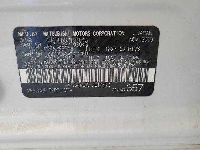 JA4AR3AU6LU013470 Mitsubishi Outlander Sport Es