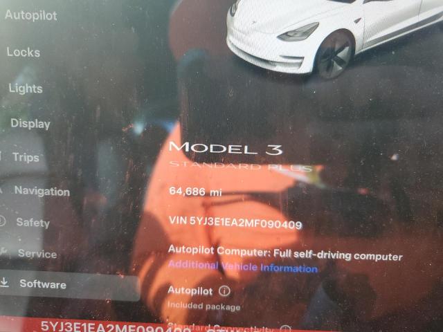  TESLA MODEL 3 2021 Білий