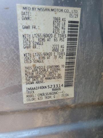 2019 NISSAN TITAN XD S - 1N6AA1F40KN523314
