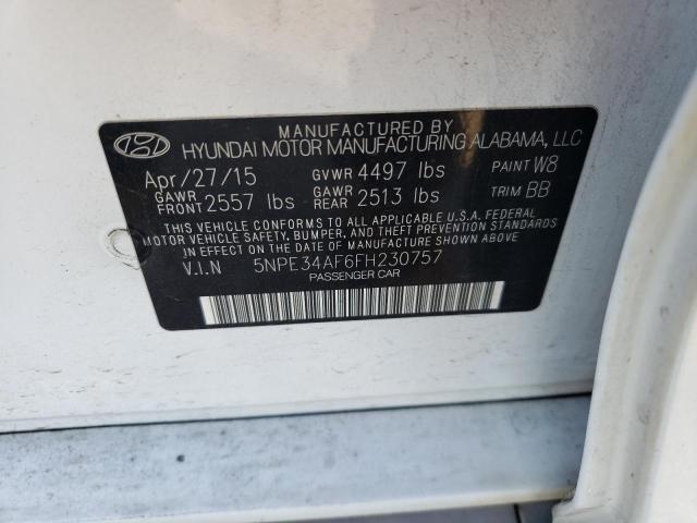 2015 Hyundai Sonata Spo 2.4L(VIN: 5NPE34AF6FH230757