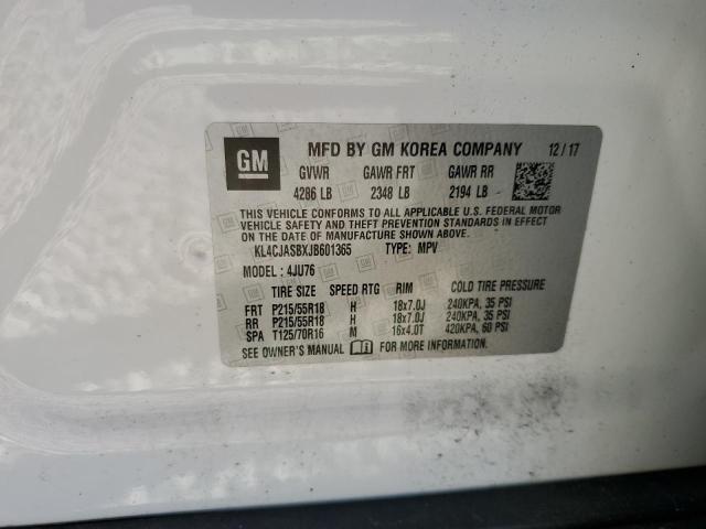 KL4CJASBXJB601365 Buick Encore Preferred